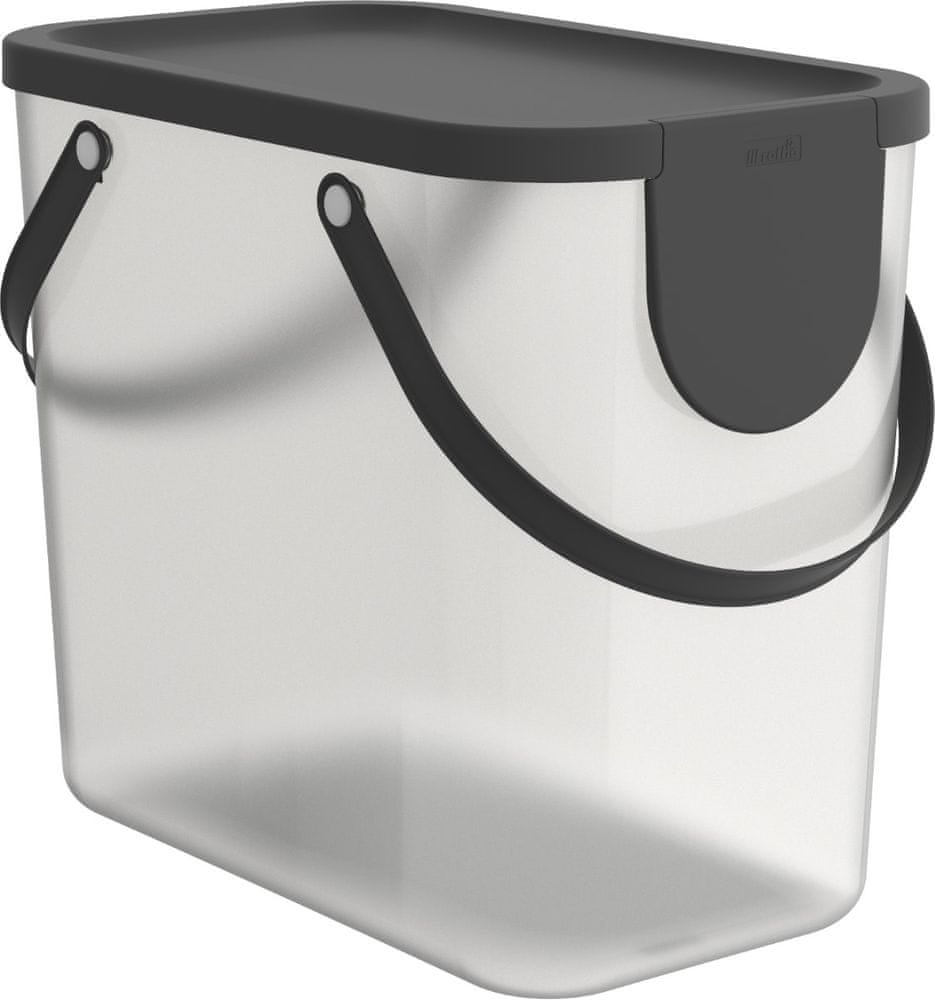 Rotho Systém triedenia odpadu ALBULA box 25L - transparentný